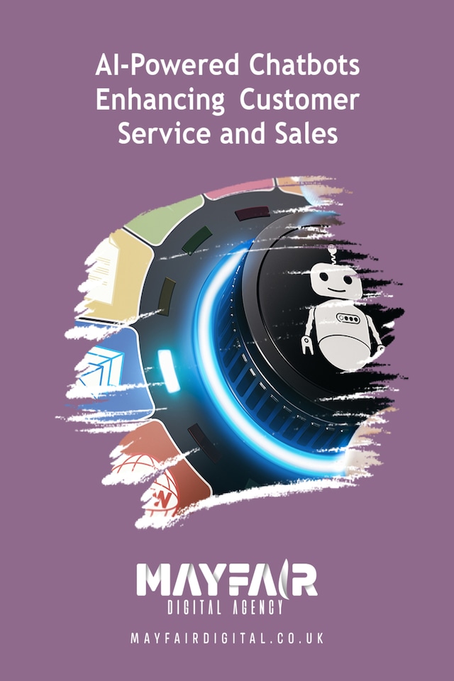 Copertina del libro per AI-Powered Chatbots Enhancing Customer Service and Sales