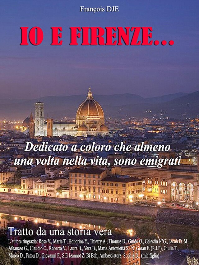 Book cover for Io e Firenze...