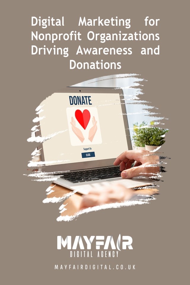Book cover for Digital Marketing for Nonprofit Organizations Driving Awareness and Donations