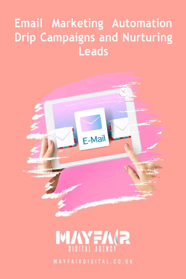 Kirjankansi teokselle Email Marketing Automation Drip Campaigns and Nurturing Leads