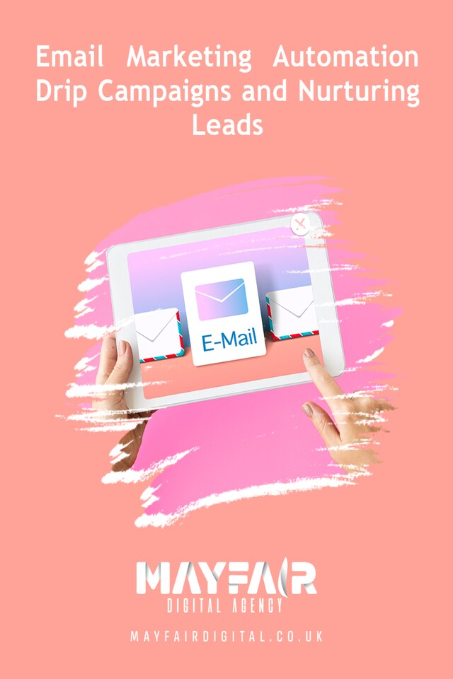 Okładka książki dla Email Marketing Automation Drip Campaigns and Nurturing Leads