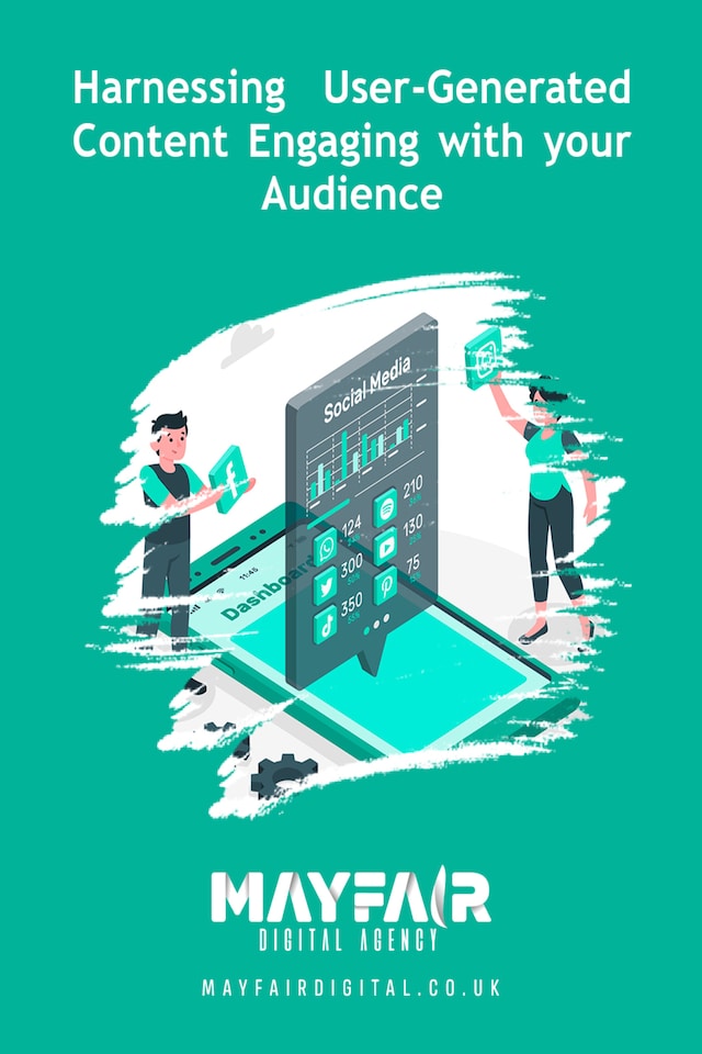 Copertina del libro per Harnessing User-Generated Content Engaging with your Audience