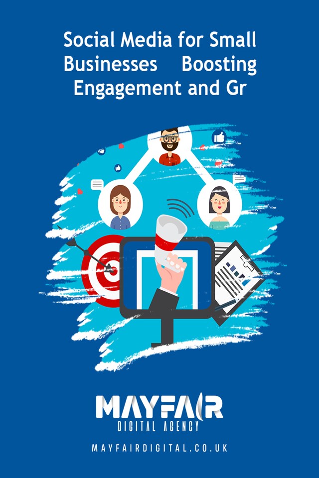 Okładka książki dla Social Media for Small Businesses Boosting Engagement and Growth