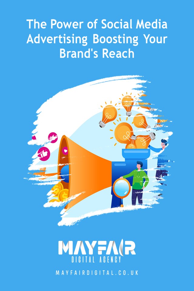 Boekomslag van The Power of Social Media Advertising Boosting Your Brand's Reach