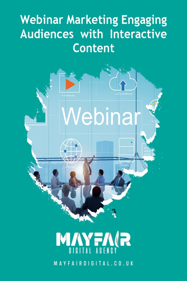 Book cover for Webinar Marketing: Engaging Audiences with Interactive Content