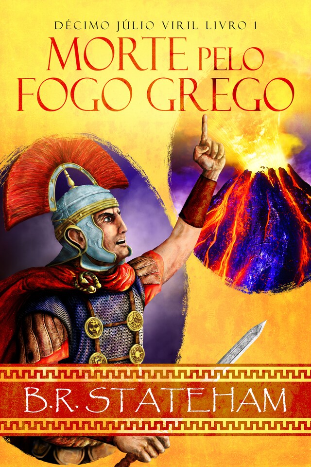 Portada de libro para Morte pelo Fogo Grego