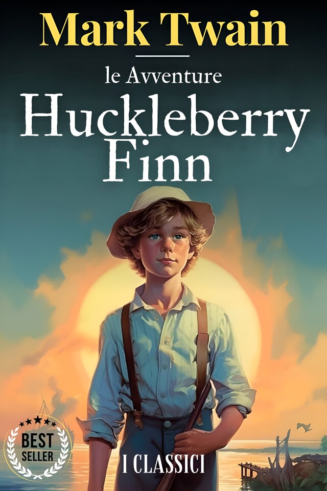 Bogomslag for Le avventure di Huckleberry Finn