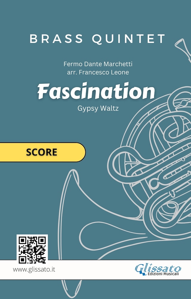 Book cover for Brass Quintet "Fascination" score