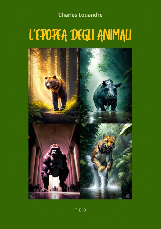 Book cover for L'epopea degli animali