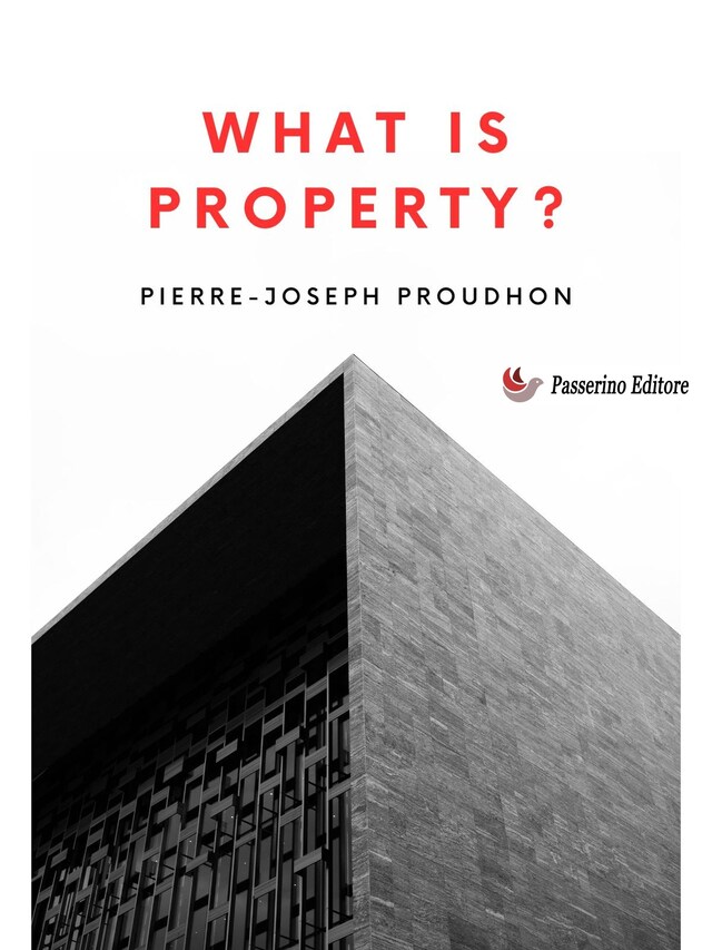 Book cover for What Is Property?