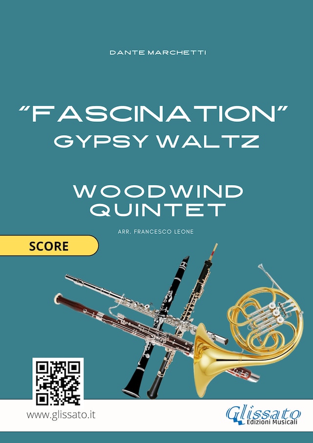 Boekomslag van Woodwind Quintet "Fascination" (score)