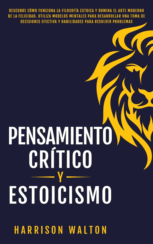 Boekomslag van Pensamiento Crítico y Estoicismo