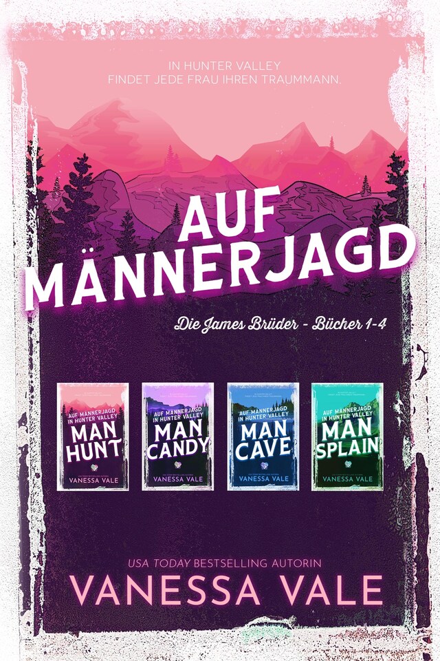 Buchcover für Auf Männerjagd – Die James Brüder: Bücher 1-4