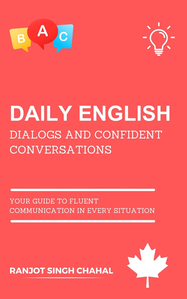 Book cover for Daily English Dialogs and Confident Conversations