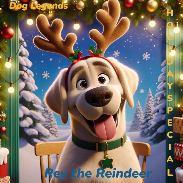 Portada de libro para Rey the Reindeer