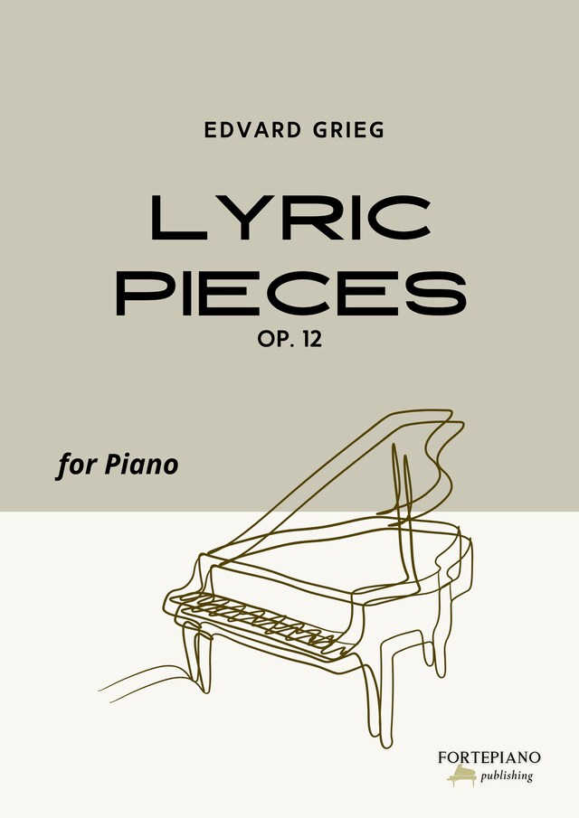 Boekomslag van Lyric Pieces Op.12 by Grieg