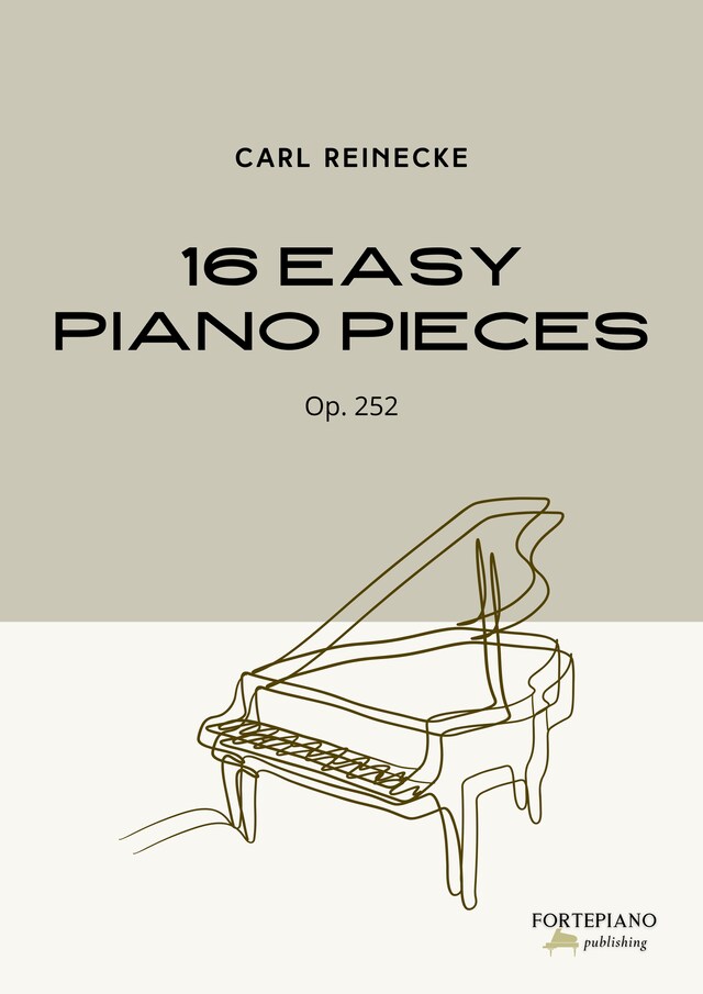 Book cover for 16 Easy piano pieces