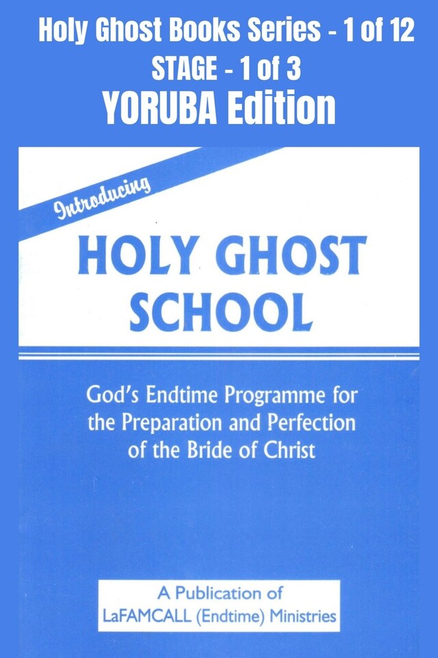 Boekomslag van Introducing Holy Ghost School - God's Endtime Programme for the Preparation and Perfection of the Bride of Christ - YORUBA EDITION