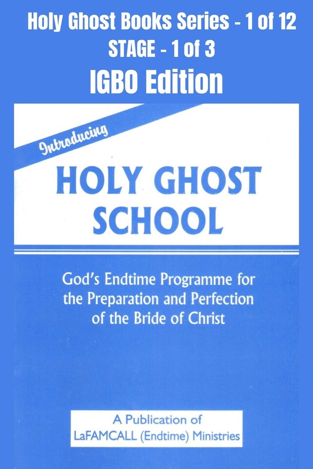 Boekomslag van Introducing Holy Ghost School - God's Endtime Programme for the Preparation and Perfection of the Bride of Christ - IGBO EDITION