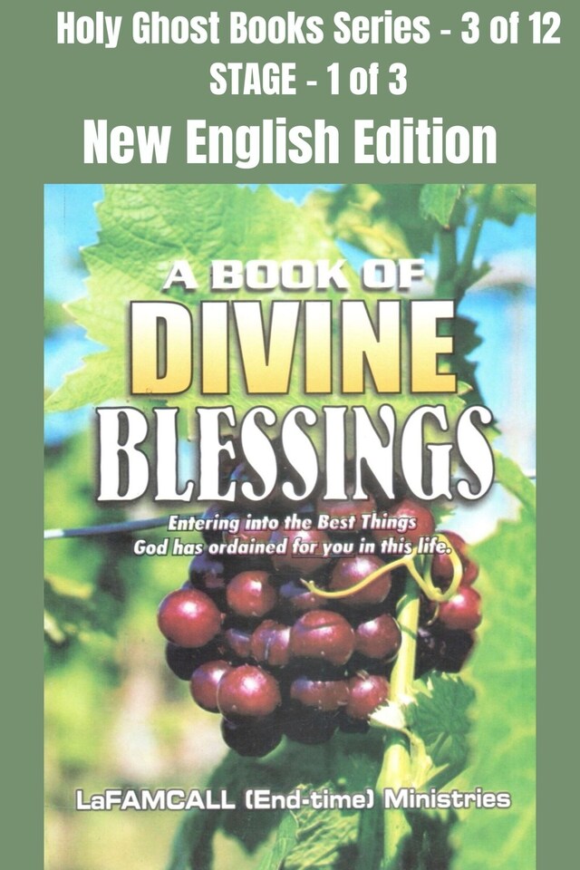 Boekomslag van A BOOK OF DIVINE BLESSINGS - Entering into the Best Things God has ordained for you in this life - NEW ENGLISH EDITION