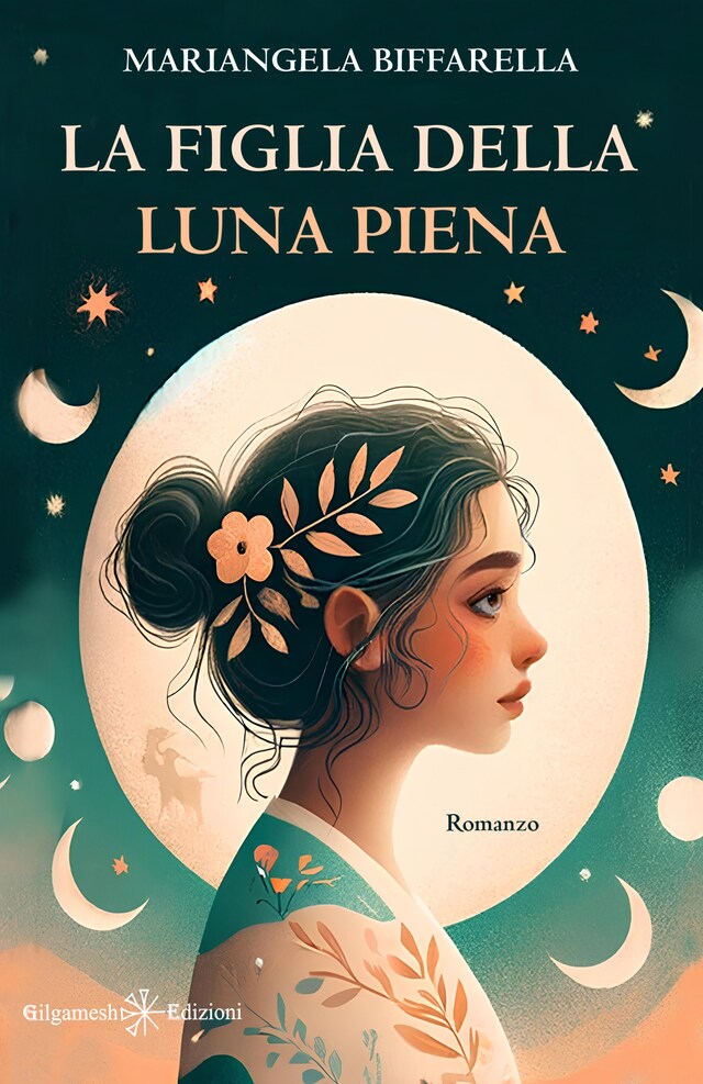 Portada de libro para La figlia della luna piena