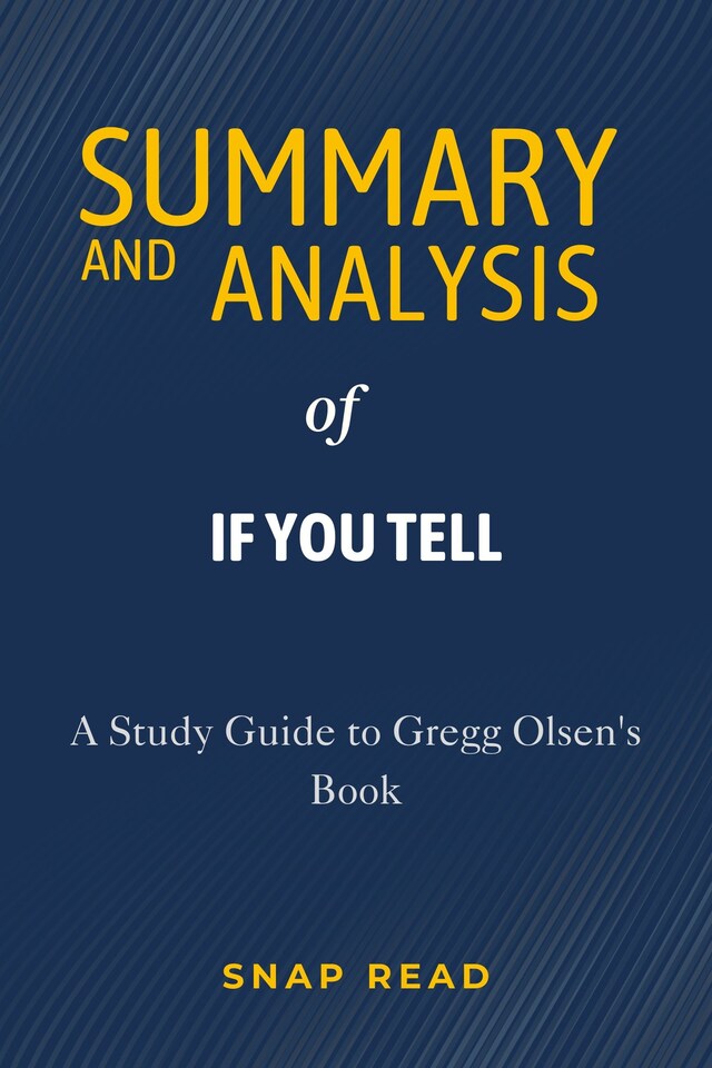 Book cover for Summary and Analysis of If You Tell