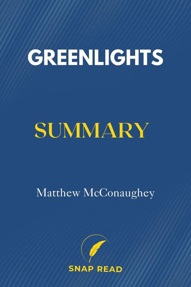 Okładka książki dla Greenlights Summary