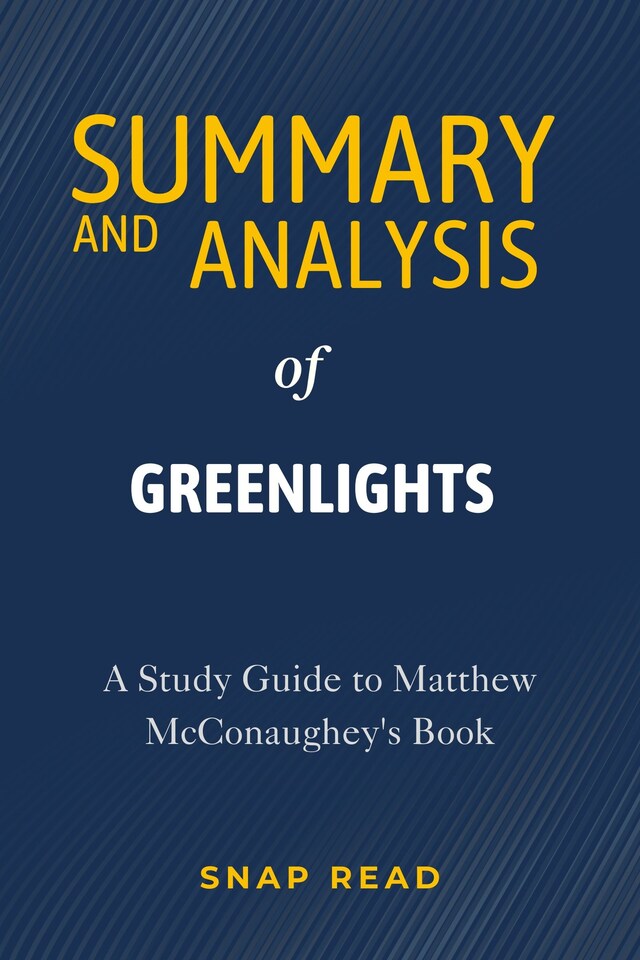 Boekomslag van Summary and Analysis of Greenlights