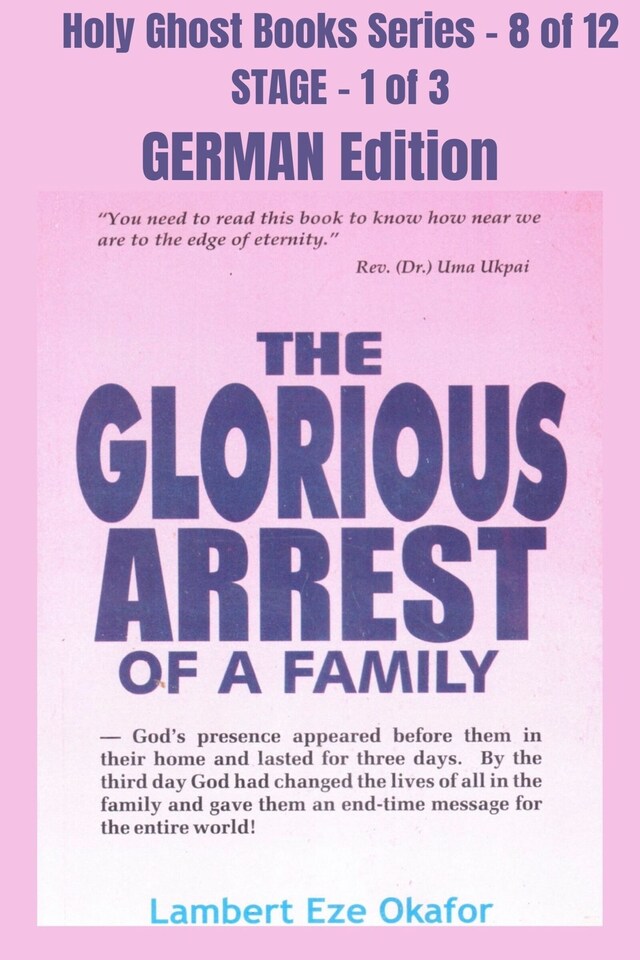 Boekomslag van The Glorious Arrest of a Family - GERMAN EDITION