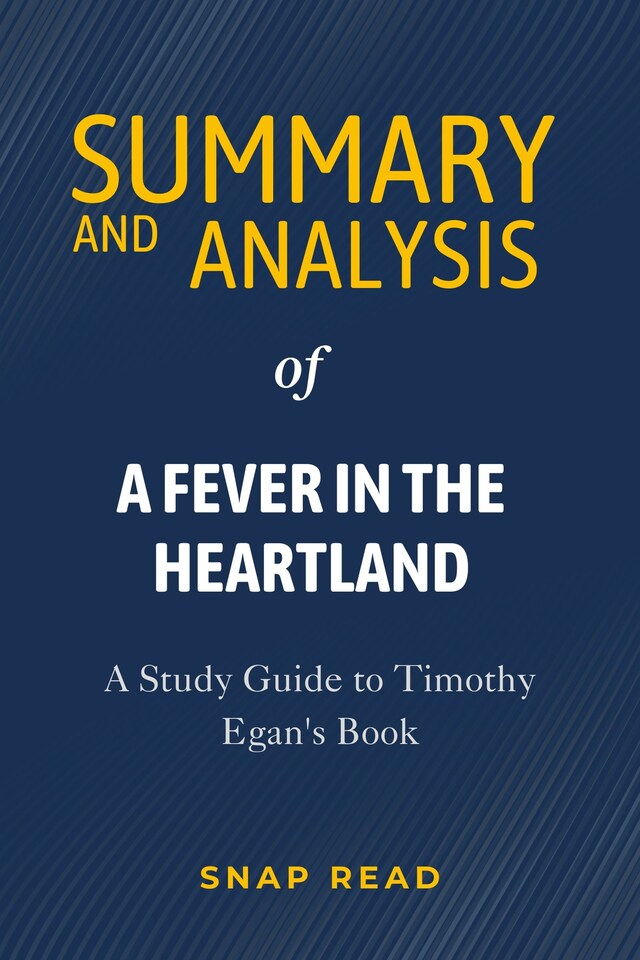 Book cover for Summary and Analysis of A Fever in the Heartland