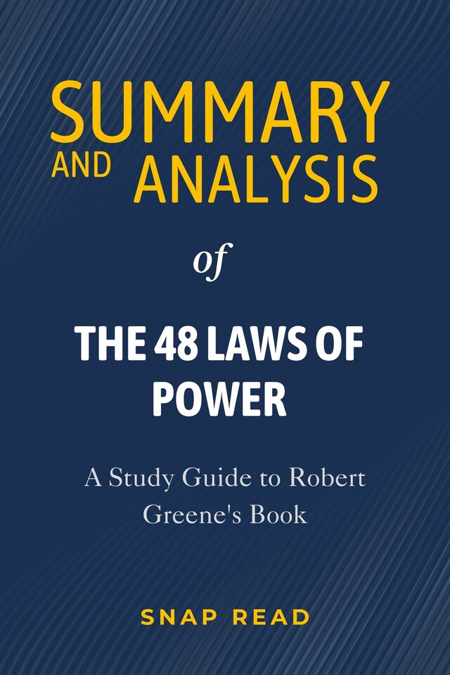 Buchcover für Summary and Analysis of The 48 Laws of Power