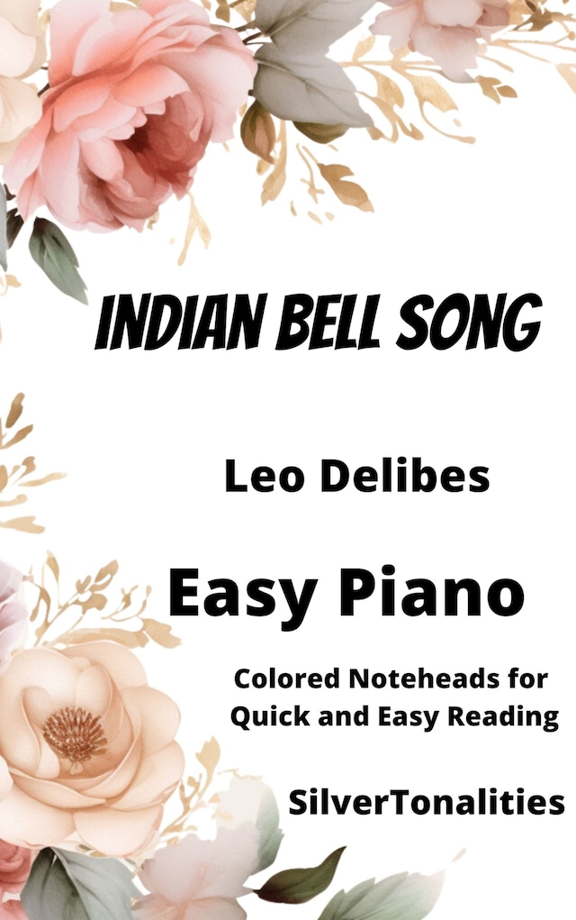 Bogomslag for Indian Bell Song Piano Sheet Music with Colored Notation