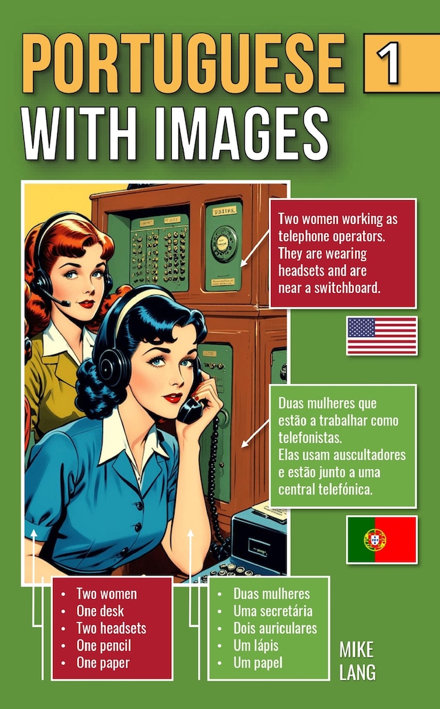 Book cover for Portuguese With Images 1