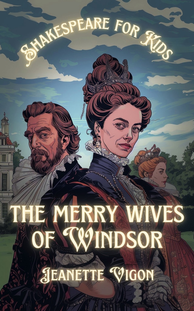 Book cover for The Merry Wives Of Windsor | Shakespeare for kids