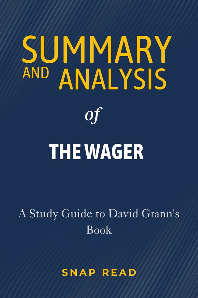 Book cover for Summary and Analysis of The Wager