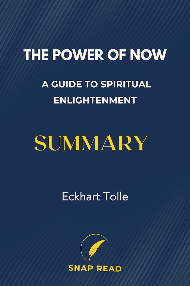 Portada de libro para The Power of Now: A Guide to Spiritual Enlightenment Summary
