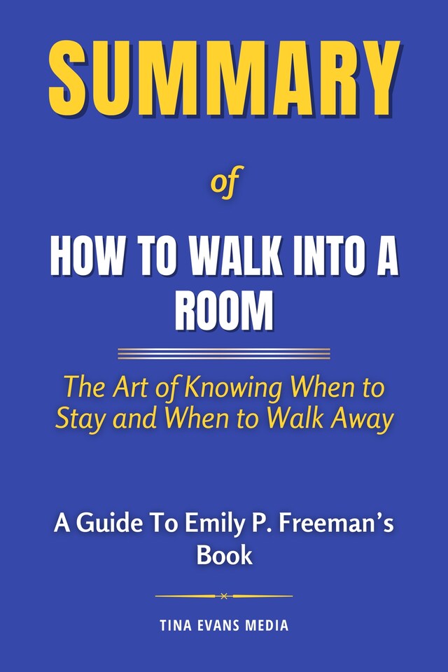 Bogomslag for Summary of How to Walk into a Room