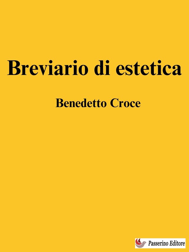 Buchcover für Breviario di estetica