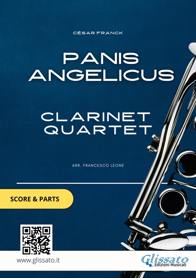 Book cover for Clarinet Quartet "Panis Angelicus" score & parts