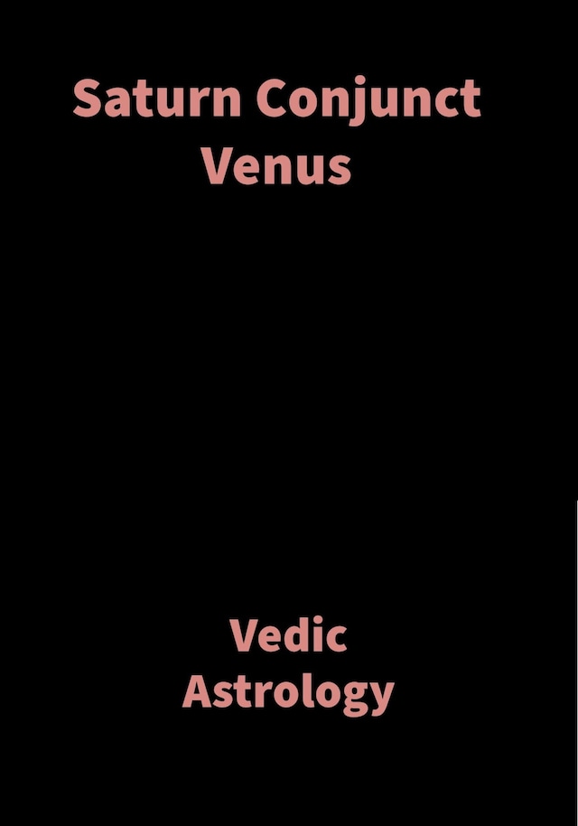 Book cover for Saturn Conjunct Venus