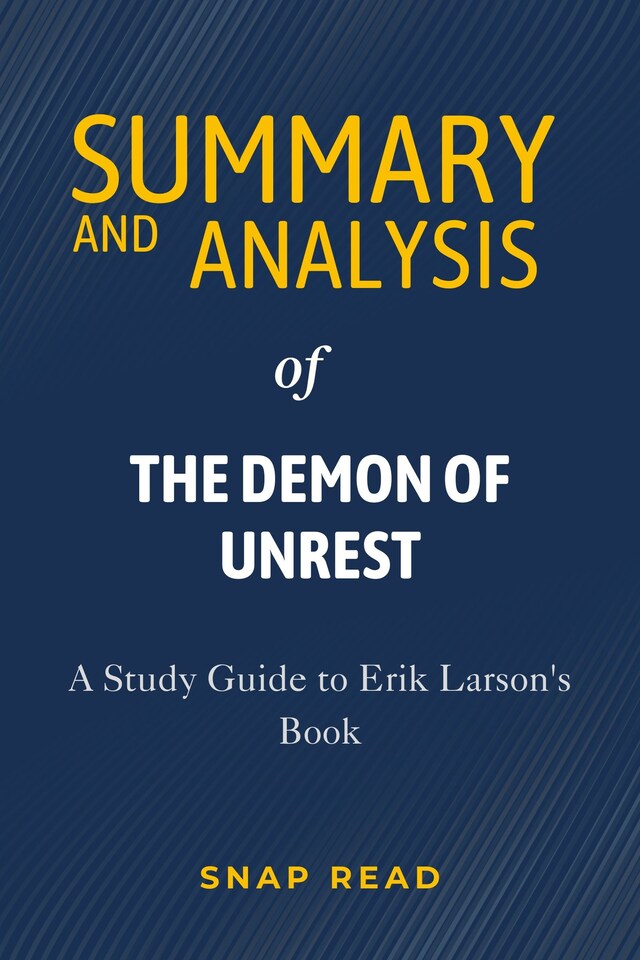 Book cover for Summary and Analysis of The Demon of Unrest