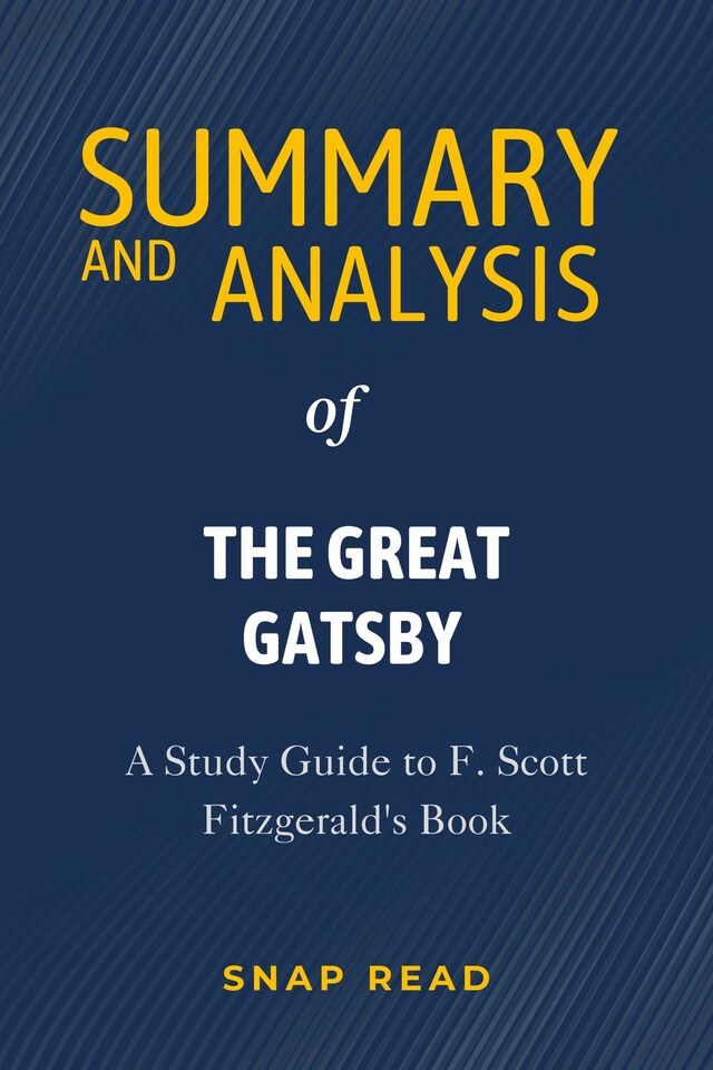 Book cover for Summary and Analysis of The Great Gatsby