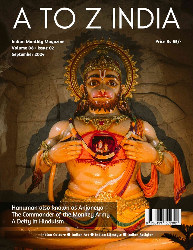 Buchcover für A to Z India - September 2024