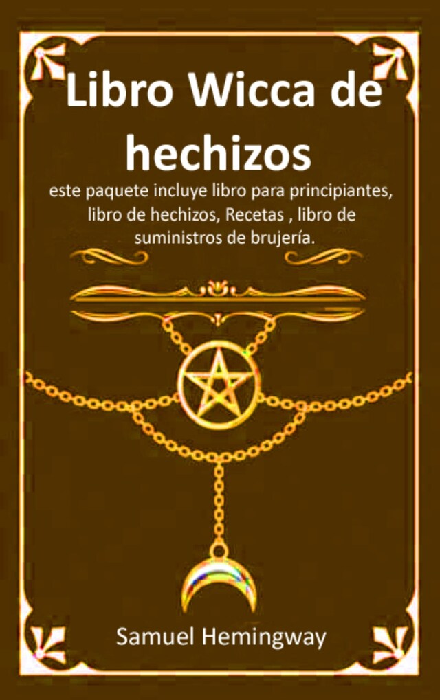 Boekomslag van Libro Wicca de hechizos