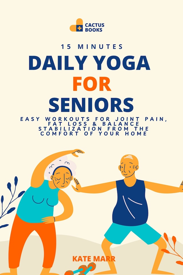 Book cover for 15 Minutes Daily Yoga for Seniors