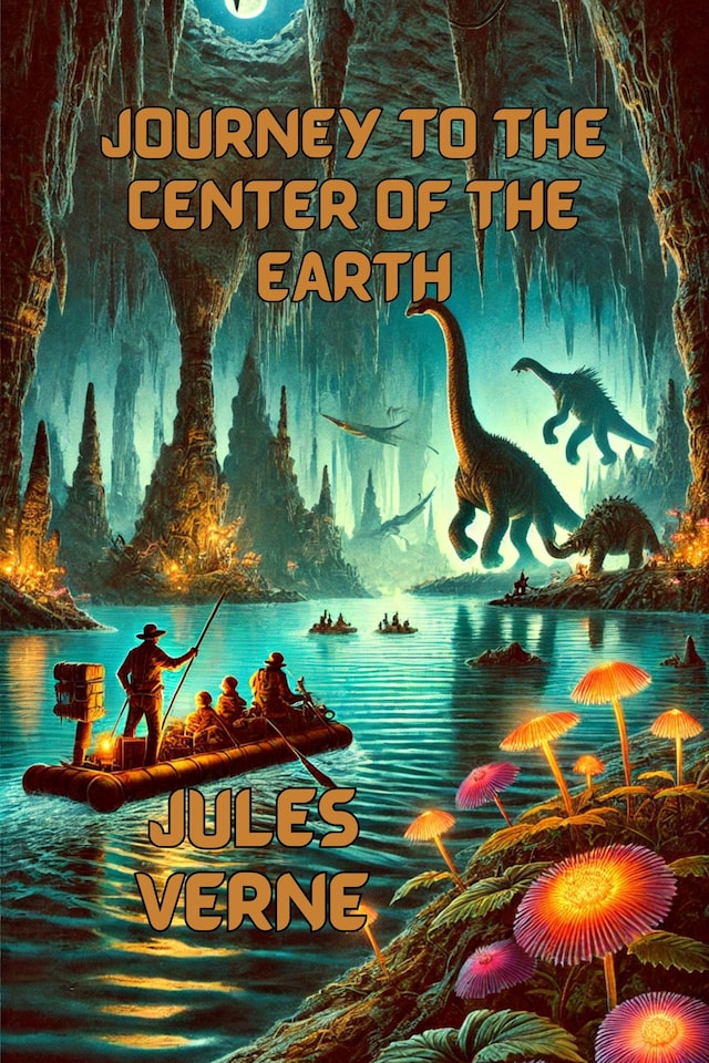 Book cover for Journey To The Center Of The Earth(Illustrated)