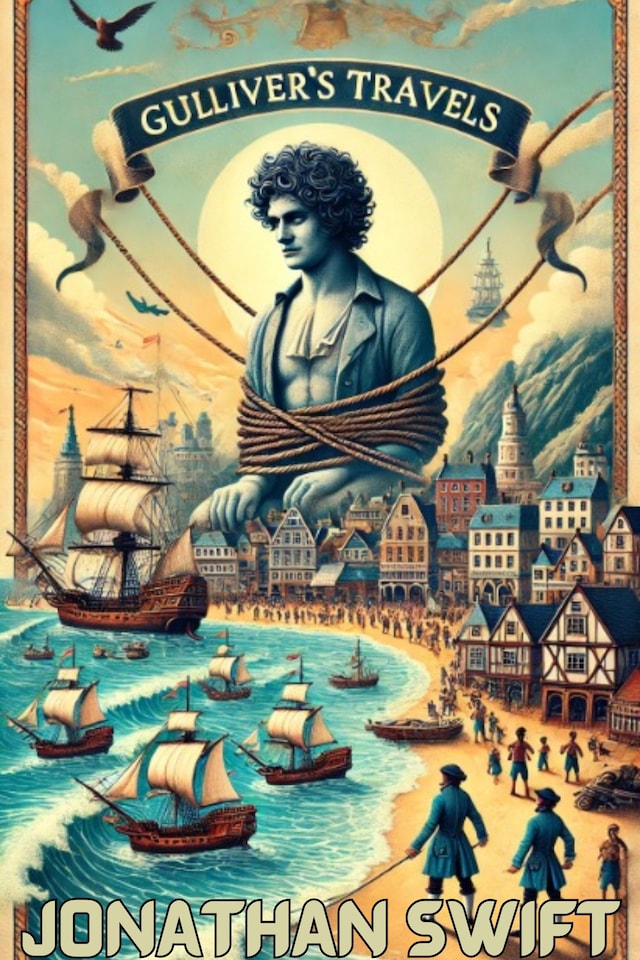 Book cover for Gulliver's Travels(Illustrated)