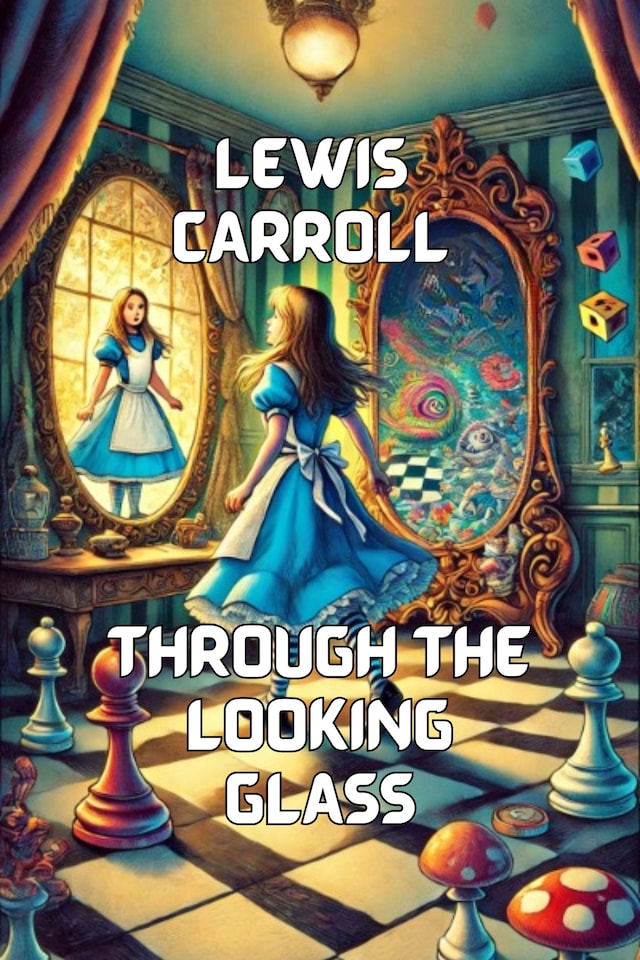 Book cover for Through The Looking Glass(Illustrated)