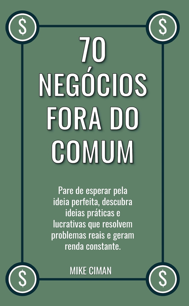 Buchcover für 70 Negócios Fora do Comum