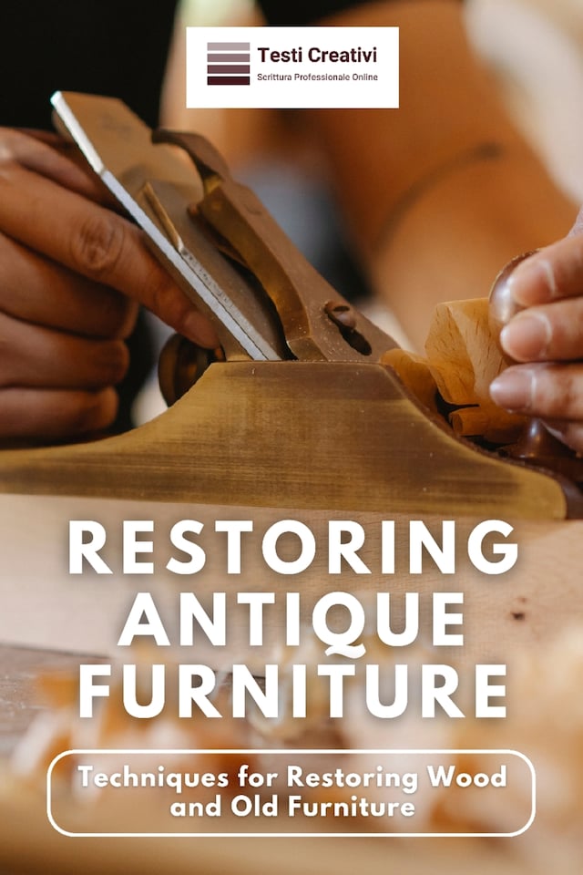 Kirjankansi teokselle Restoring Antique Furniture